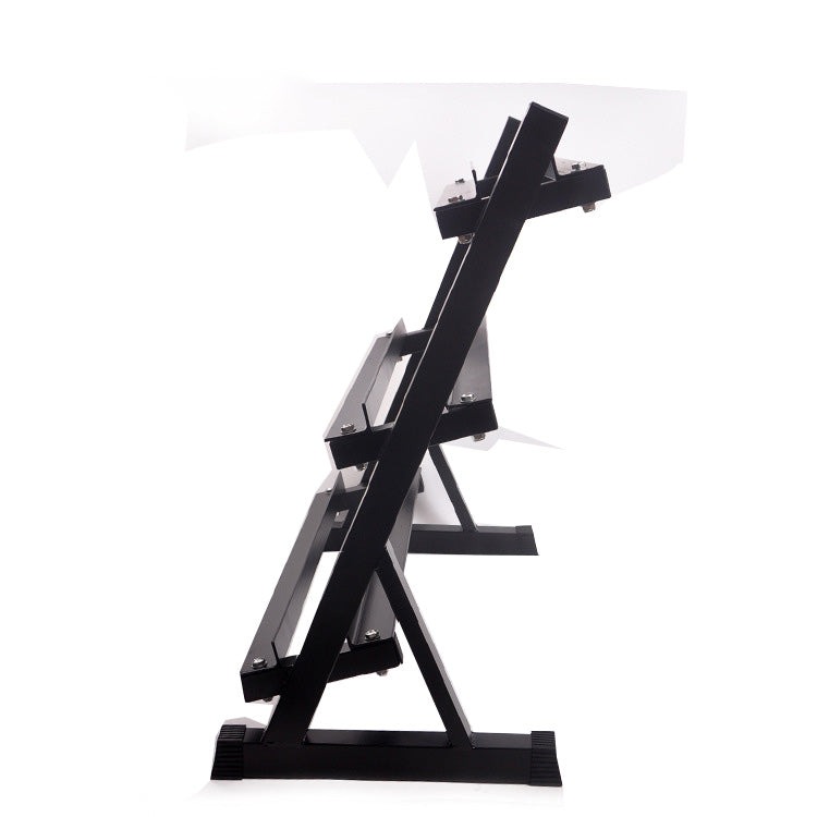 3 Tier Metal Steel Home Workout Gym Dumbbell shelves Weight Rack Storage Stand