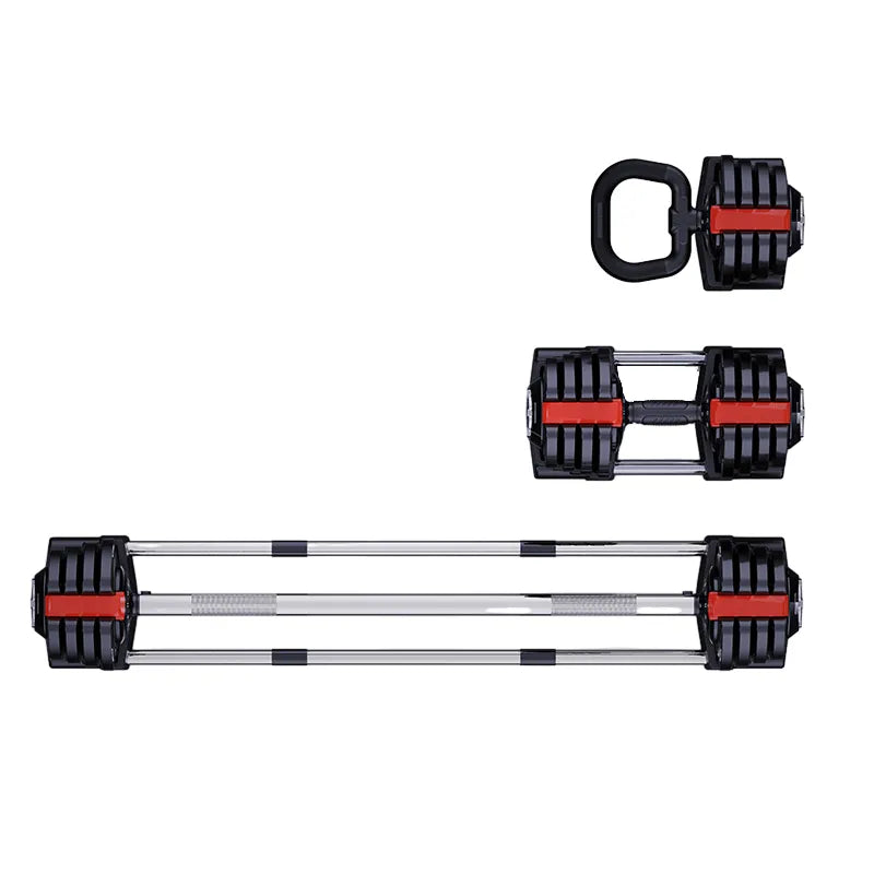 Three-In-One Adjustable Dumbbell
