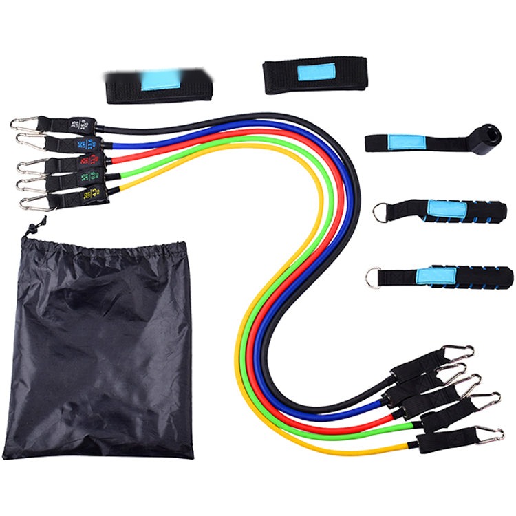 11 Pcs Resistance Tube Set