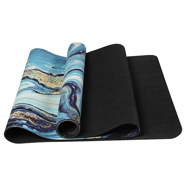 Suede Rubber Yoga Mat