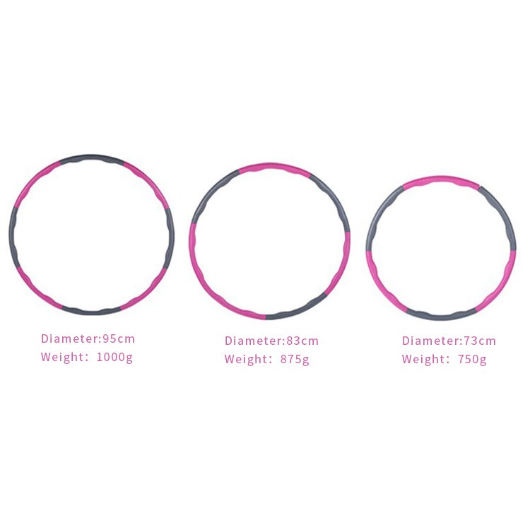 Adjustable hula-hoops wave shape