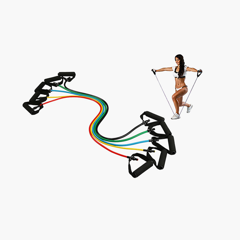 Fitness Indoor Resistance Tube Set