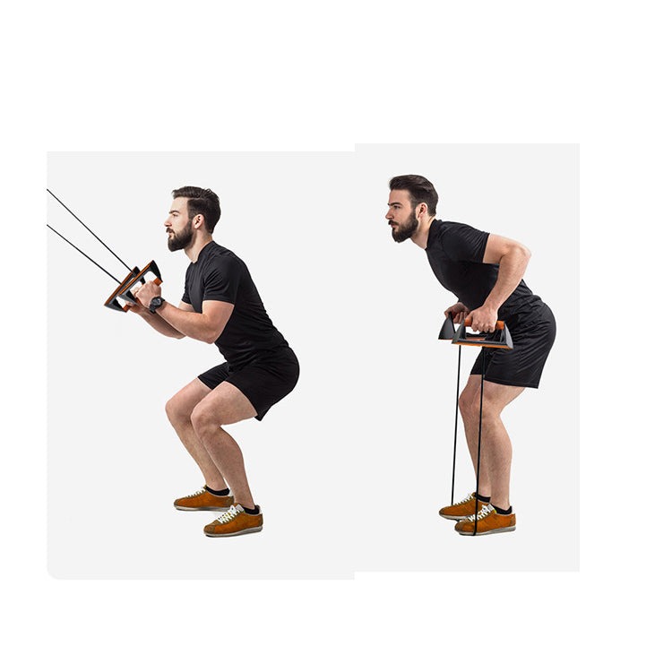 Multi-functional Push Up Bar With Resistance Band