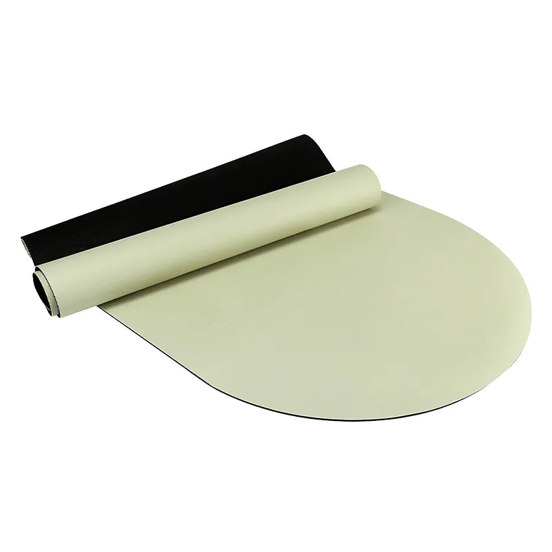 PU Oval Rubber Yoga Mat